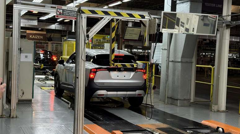 Produção do Nissan Kicks de 2ª geração em Resende, Rio de Janeiro
