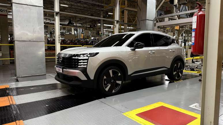 Nova geração do Nissan Kicks em produção na fábrica de Resende (RJ)