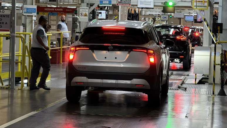 Produção do Nissan Kicks de 2ª geração em Resende, Rio de Janeiro