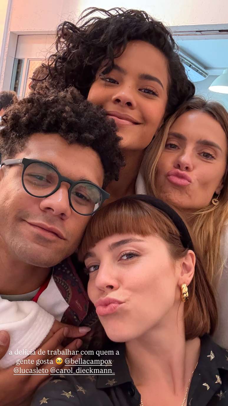 Alice Wegmann elogia colegas de 'Vale Tudo'