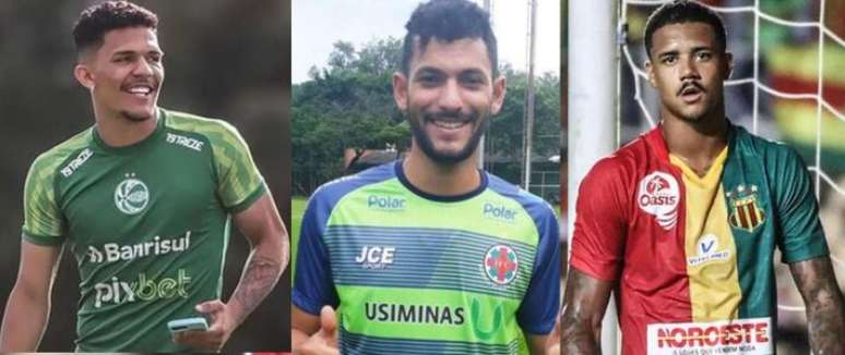 Gabriel Tota, Matheus Gomes e Ygor Catatau, respectivamente, foram banidos pela Fifa do futebol.