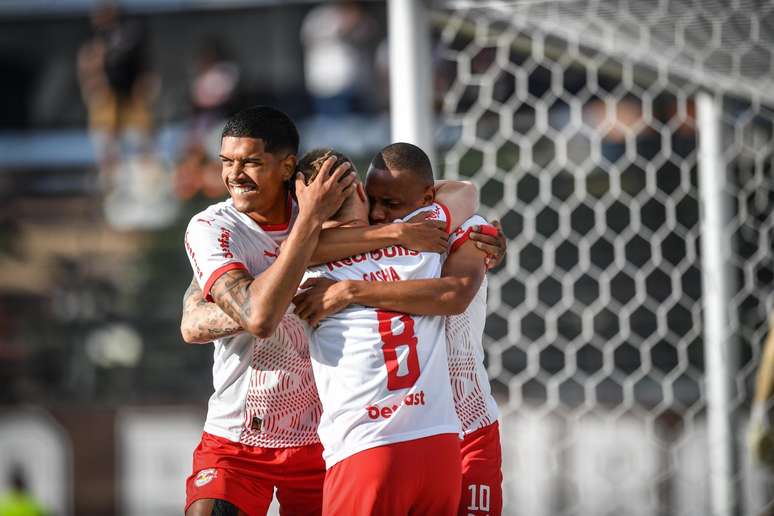 Jogadores do Red Bull Bragantino. 