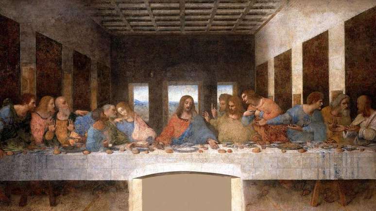 A Última Ceia passou por várias restaurações e os pés de Jesus foram perdidos quando os monges decidiram abrir uma porta bem ali