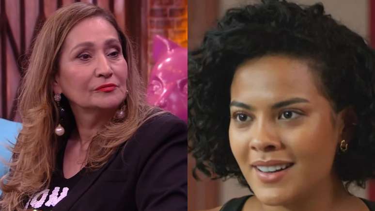 Sonia Abrão e Bella Campos como Maria de Fátima de Vale Tudo