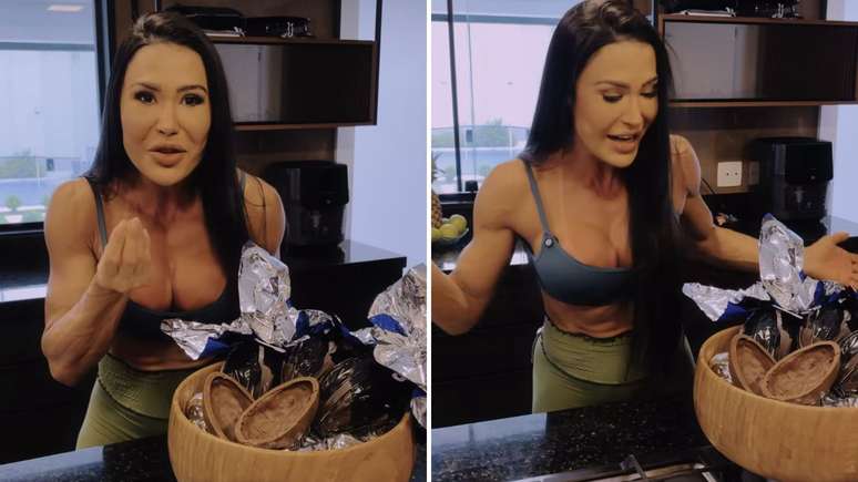 Gracyanne Barbosa confessa não ter conseguido voltar à dieta fit