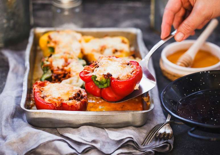 Stuffed peppers with puree and cod - Photo: Shutterstock Stuffed peppers with puree and cod - Photo: Shutterstock