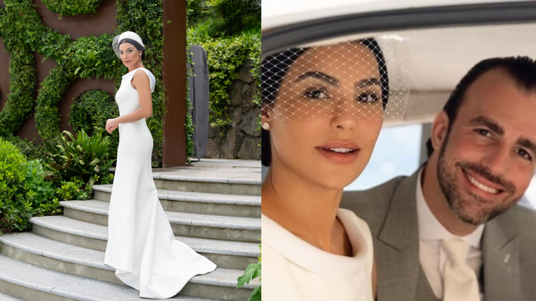 Cíntia Chagas leiloa vestido de noiva após fim de casamento com deputado Lucas Bove
