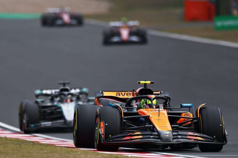 Lando Norris e George Russell