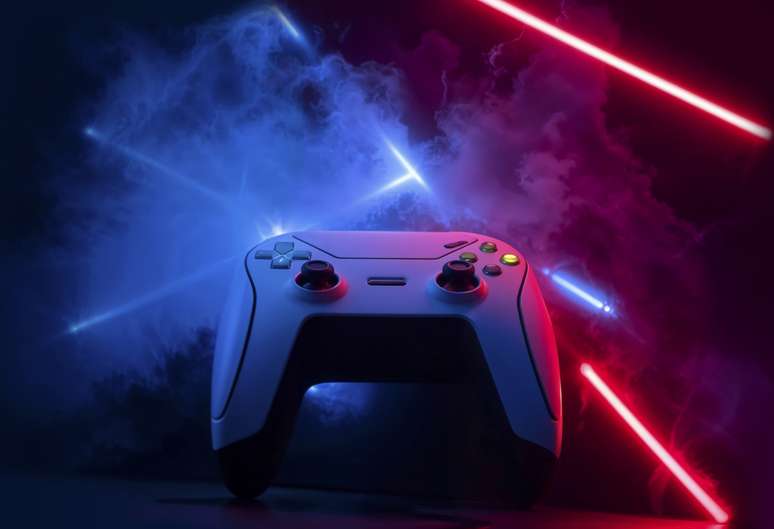Imagem mostra controle do Playstation 5.