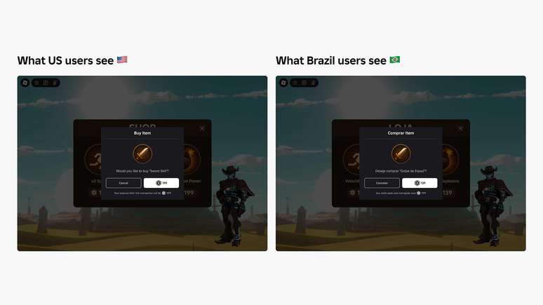 Jogadores no Brasil poderão gastar menos Robux na hora de comprar determinados produtos com Preço Regional