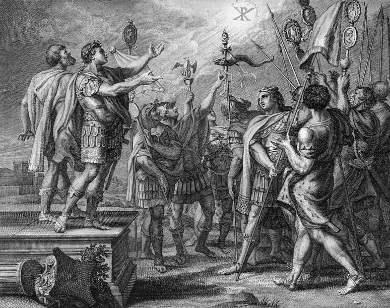 O imperador Constantino incentivou o uso da cruz pelos crist&atilde;os depois de ter tido uma vis&atilde;o