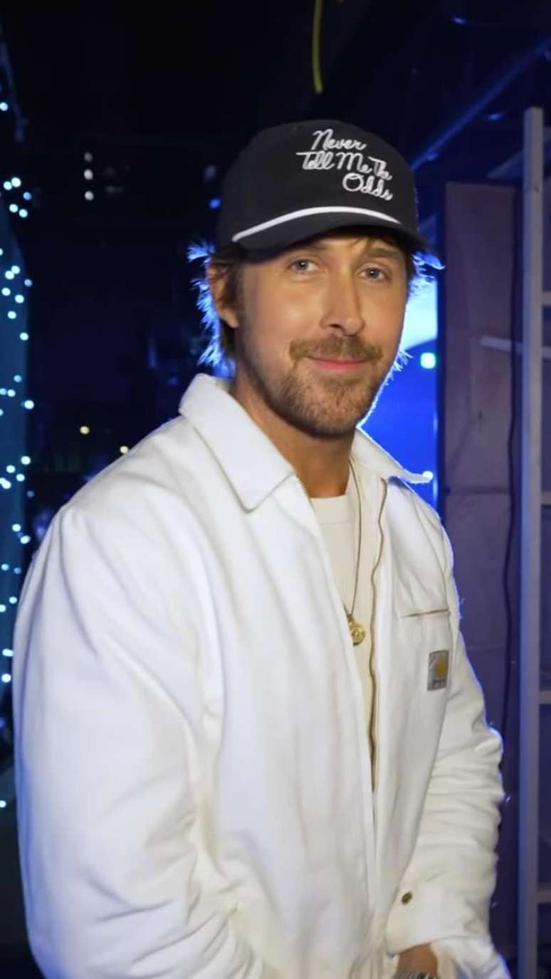 Na Star Wars Celebration, Ryan Gosling usou um boné com a frase 'Never tell me the odds' ('Nunca me diga as probabilidades', em português)