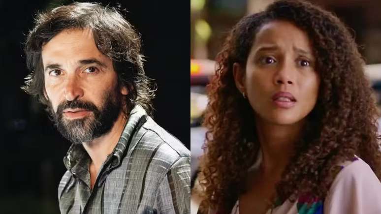 Rubinho (Julio Andrade) e Raquel (Taís Araujo) de Vale Tudo