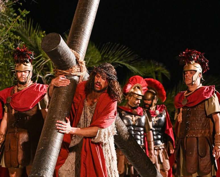 Paixão de Cristo de Nova Jerusalém, encenação teatral em Brejo da Madre de Deus, estado de Pernambuco.