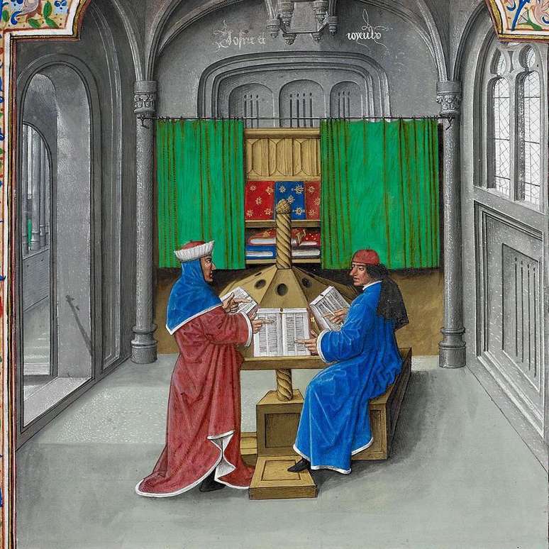 Boccaccio e seu contemporâneo Petrarca escrevem sobre Joana em termos misóginos