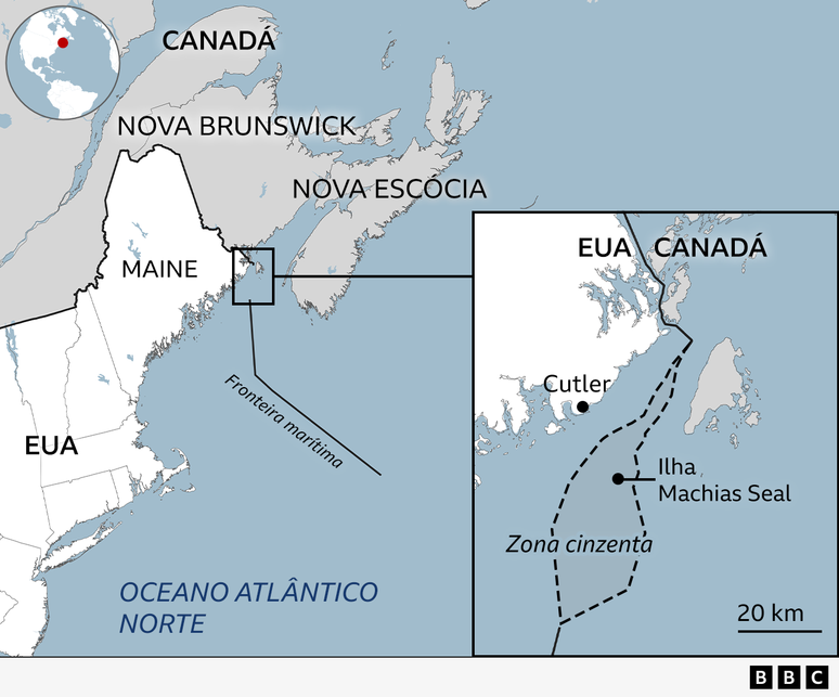 O Canadá e os Estados Unidos disputam a soberania da chamada 'Zona Cinzenta' desde o século 18