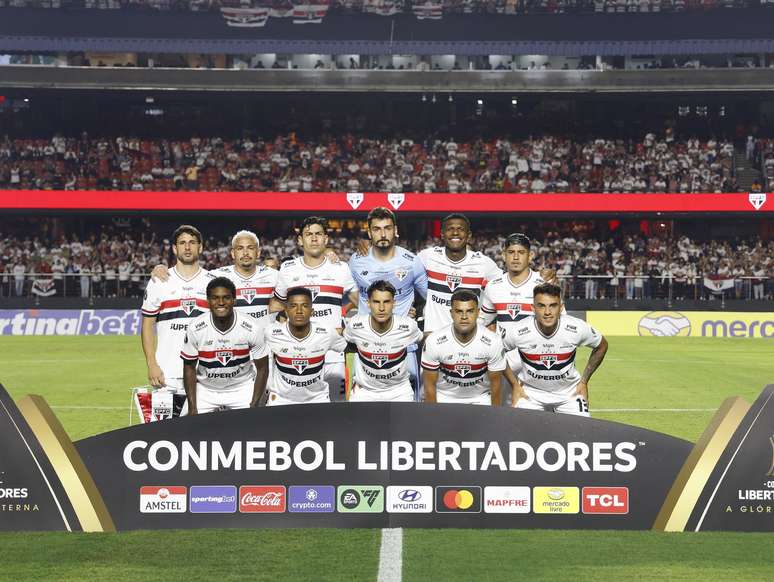 Elenco do São Paulo. 