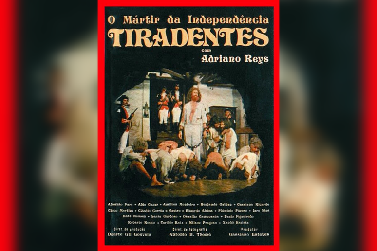 “Tiradentes, o Mártir da Independência” acompanha o cidadão que, mesmo sem apoio, ousou sonhar com um Brasil livre de Portugal 