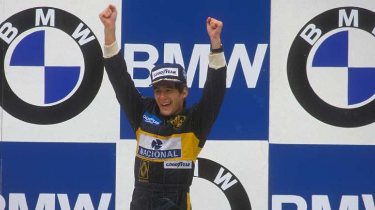 A primeira de 41 vitórias na F1