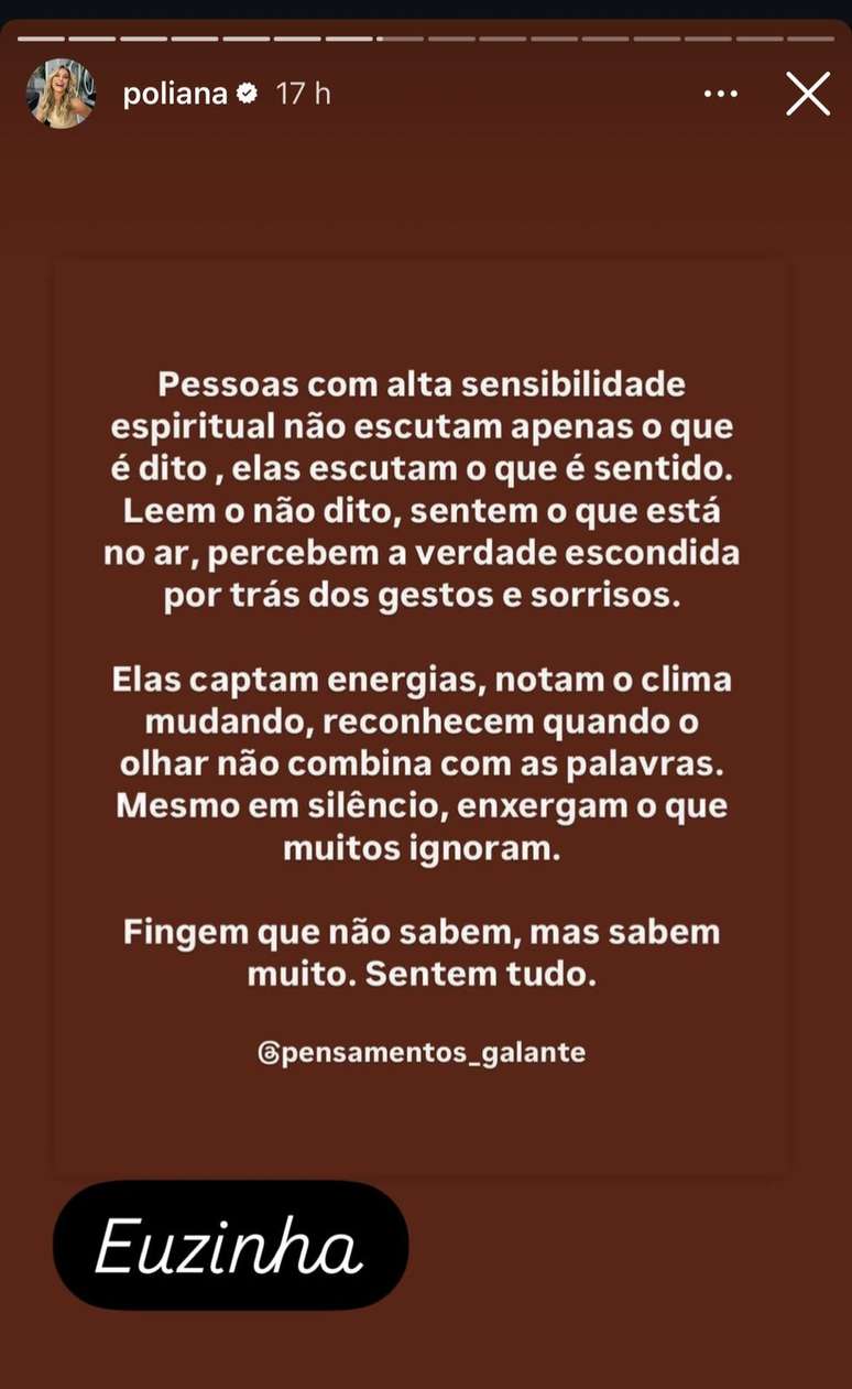 Stories Poliana Rocha