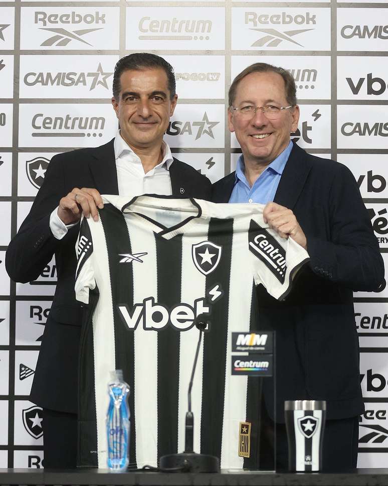 Renato Paiva e John Textor. 