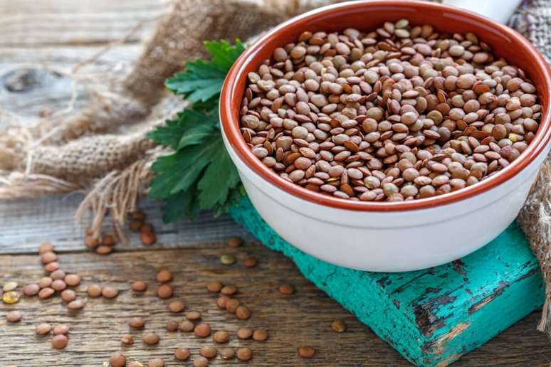A lentilha é rica em vitaminas, proteínas e fibras 