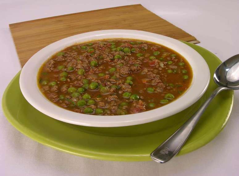 Sopa de ervilha light – Foto: Guia da Cozinha