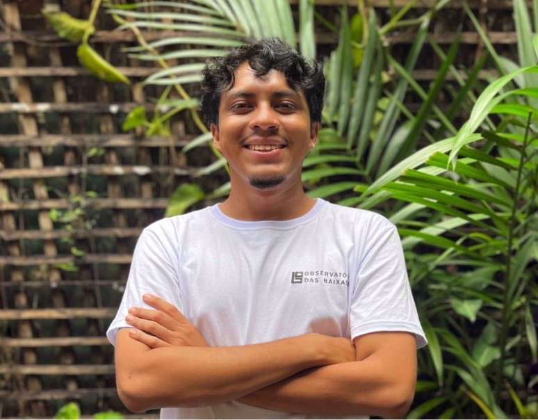 Andrew Leal nasceu e cresceu na baixada da Terra Firme. É uma das jovens lideranças climáticas de Belém (PA).