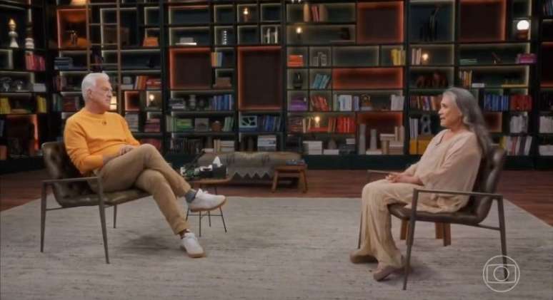Regina Duarte foi entrevistada por Pedro Bial