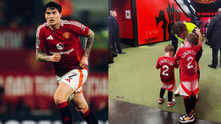 Zagueiro do Manchester precisou deixar a partida para socorrer o filho