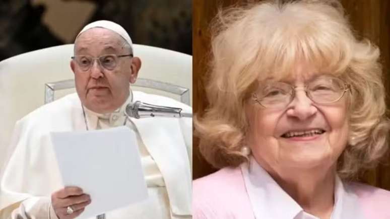 Papa Francisco e Amalia Damonte