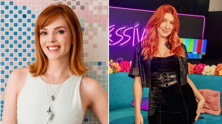 Titi M&uuml;ller e MariMoon, mediadoras do Papo Jo&atilde;o Rock 