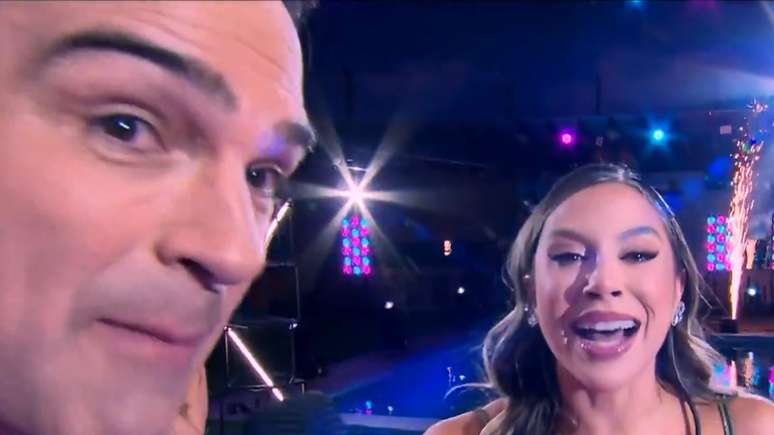 Tadeu Schmidt e Renata no BBB 25