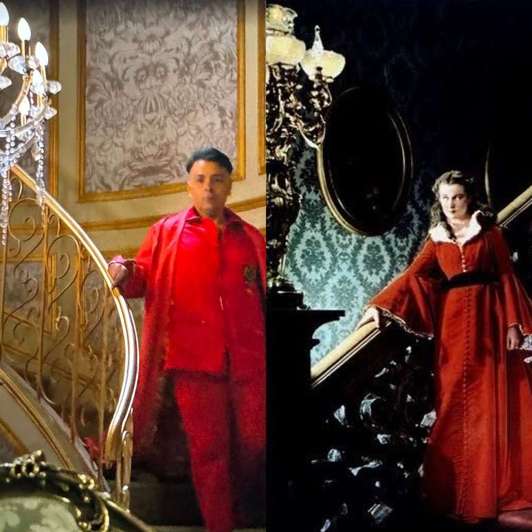 O ator Rodrigo Fagundes como Gigi em Volta por Cima -