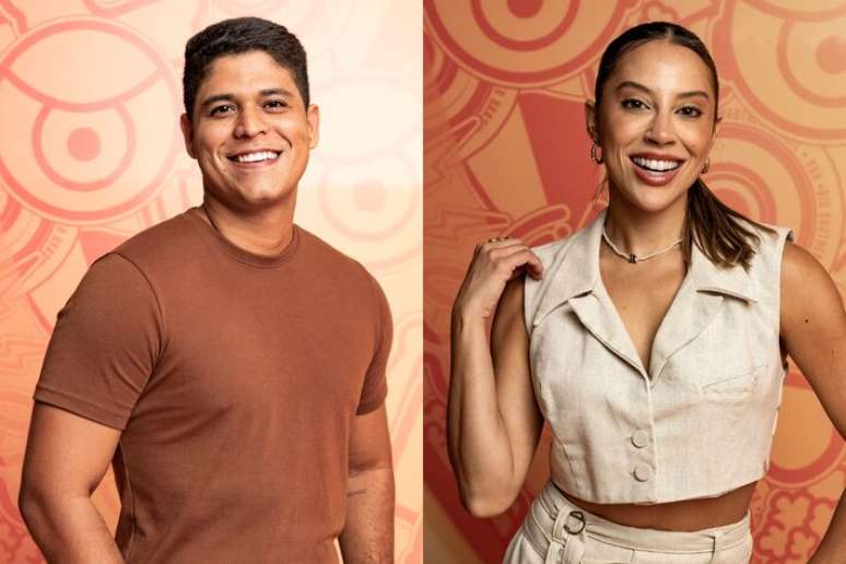 Guilherme e Renata, vice-campeão e campeã do BBB 25.