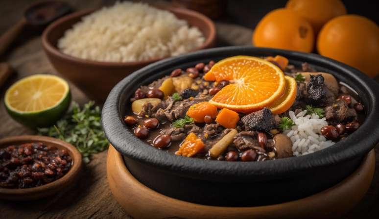Comer feijoada é uma tradição no Dia de São Jorge