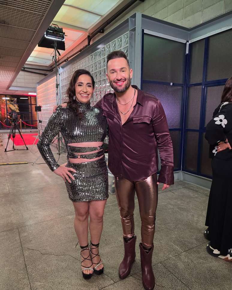 Daniele e Diego Hypolito na final do BBB 25