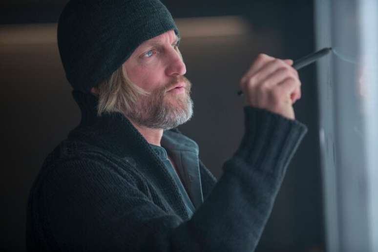 Haymitch Abernathy, protagonista de 'Amanhecer na Colheita', foi interpretado por Woody Harrelson nos filmes de 'Jogos Vorazes'. O novo filme se passa 24 anos antes da trilogia original.