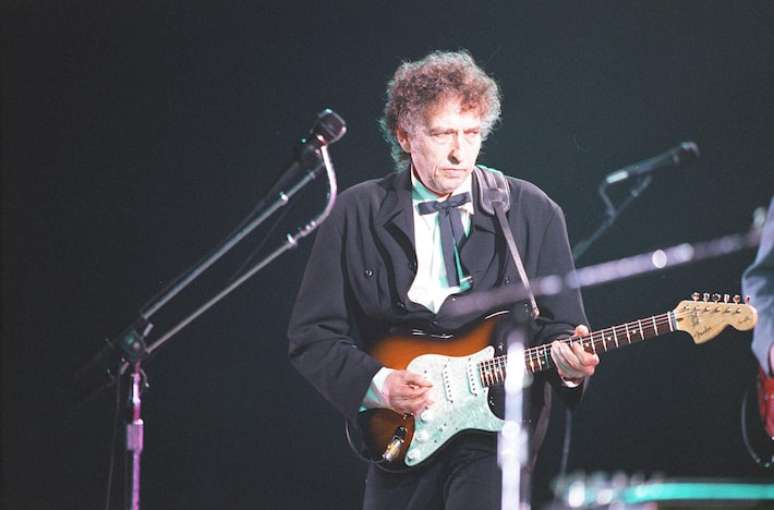 Bob Dylan se apresenta em São Paulo, com os Rolling Stones, em 1998