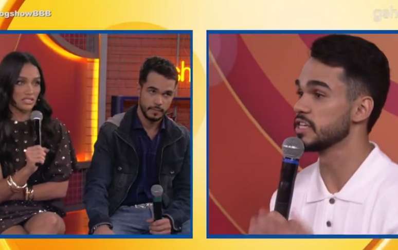 Eva e João Gabriel discutem sobre embates durante festa do BBB 25