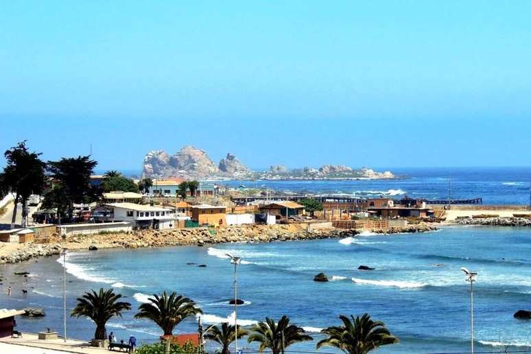 Cidade de Coquimbo, onde o Cruzeiro está hospedado para jogo da Sul-Americana –