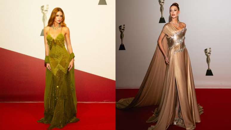 Marina Ruy Barbosa e seus dois vestidos de grife