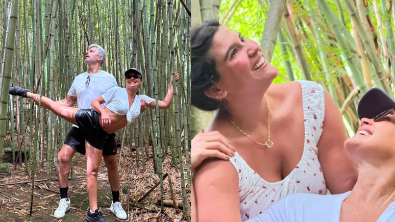 Flávia Alessandra compartilha fotos de viagem e celebra: 'A gente voltou feliz'
