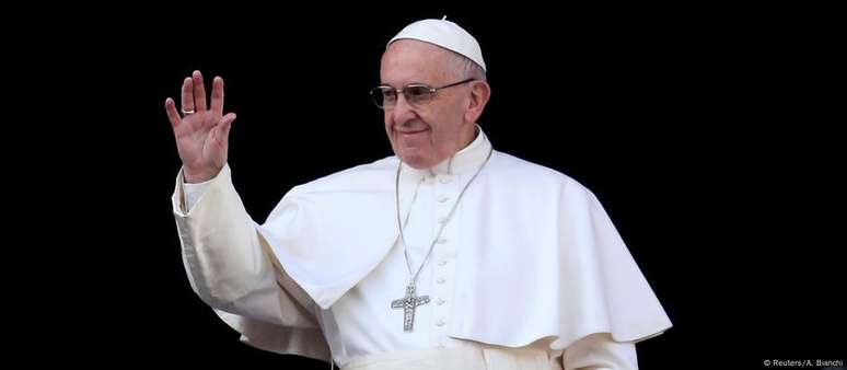 Papa Francisco na Praça de São Pedro, dezembro de 2016