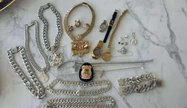 Material apreendido na fase anterior da Opera&ccedil;&atilde;o Latus Actio II, em dezembro.