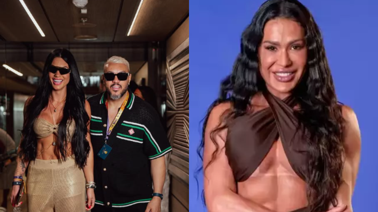 Namorada de Belo quebra o silêncio após declaração de Gracyanne para o cantor: 'Tão chateada'