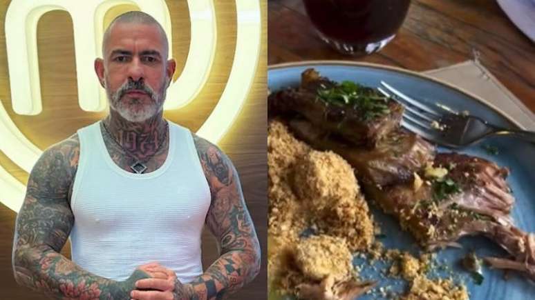 Após encontrar caramujo ainda vivo em prato no restaurante do jurado do Master Chef, cliente recusou o prato e postou vídeo nas redes sociais; assista