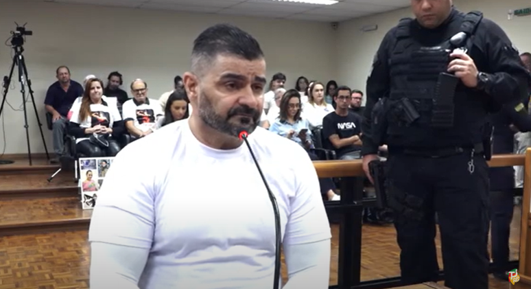 Alexsandro Alves Gunsch, de 49 anos, foi condenado a 26 anos e 8 meses de prisão pela morte de personal trainer