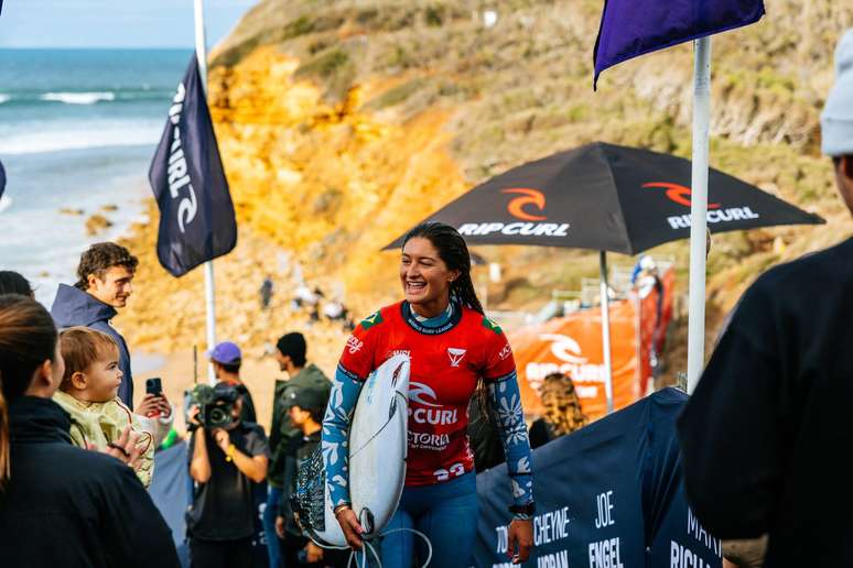 Luana Silva vice-campeã em Bells Beach na WSL. 