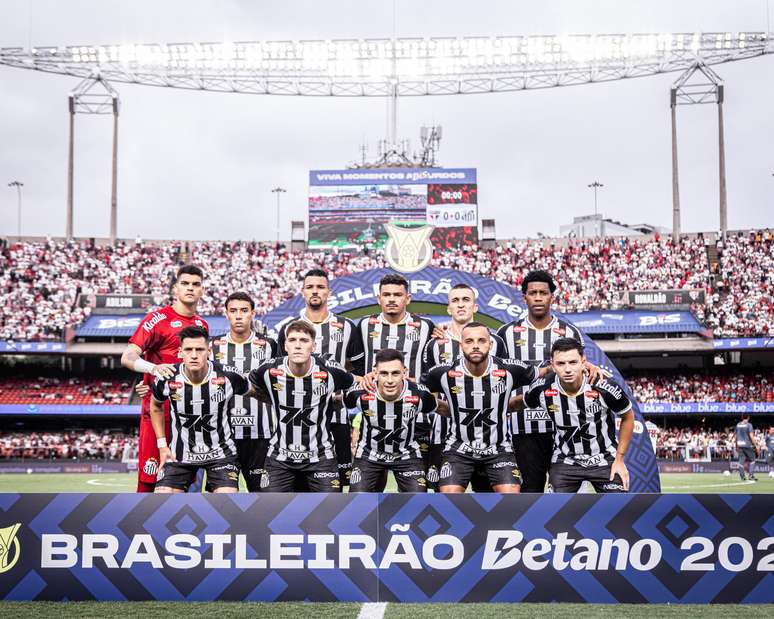 Elenco do Santos (Fotos: Raul Baretta/ Santos FC)